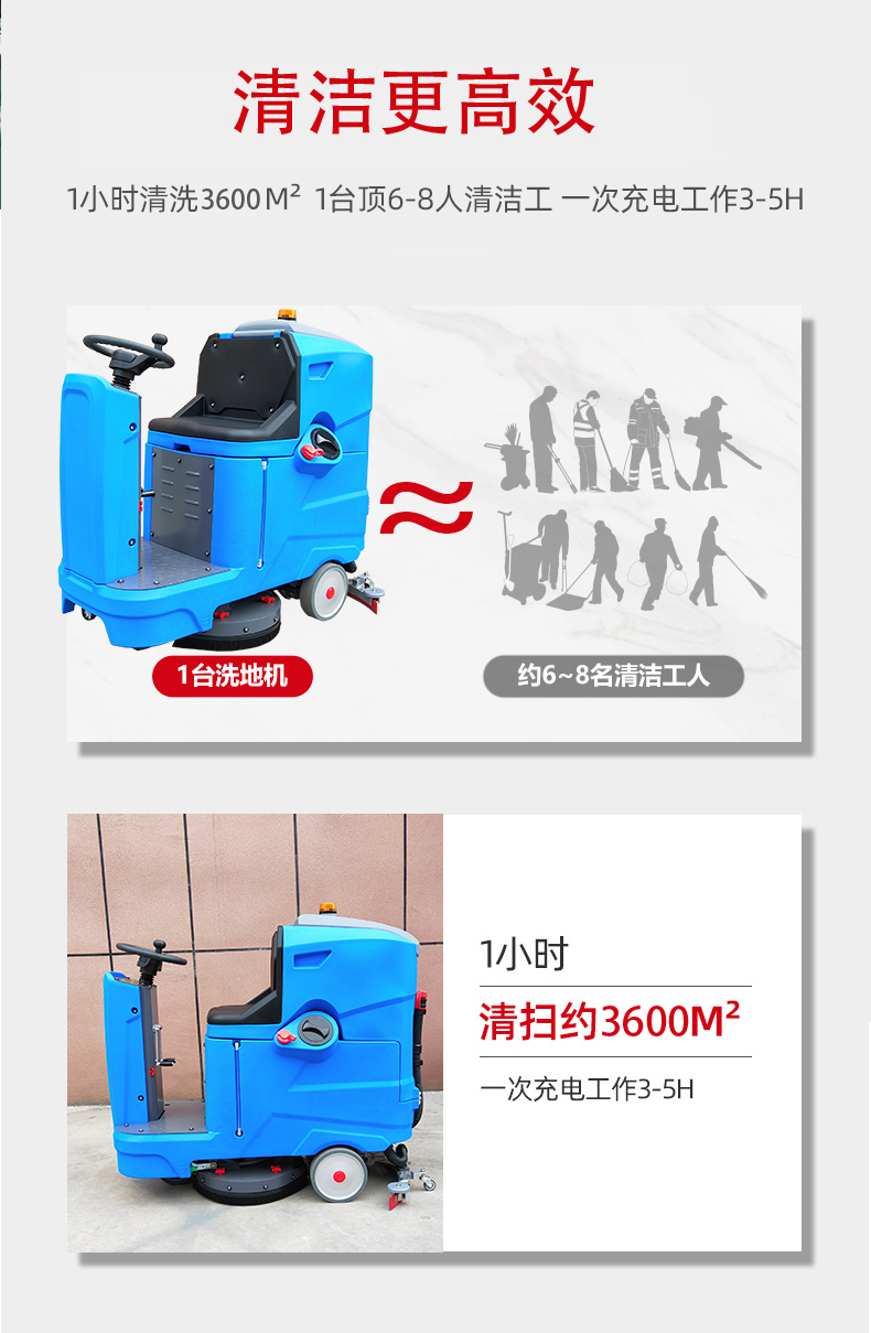 亳州驾驶式洗地机更适合用在高铁站